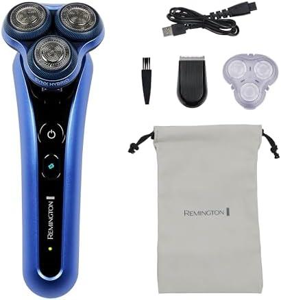 Remington Limitless X7 Shaver for Men, Titanium Blades and Power Sense Technology, Advanced Performance Foil Rotary Electric Shaver with PivotBall for Sensitive Skin Comfort, 100% Waterproof.