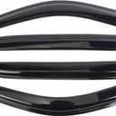 Window Visors Deflectors Tape-On for Trucks 2009-2014 DOD-ge RAM 1500/2500/3500, Rain Guards, Window Visors for Cars, Vent Shade Guard 4 pcs Window Deflectors