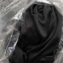 Lanest Housing Silk Satin Sheets, Full Size Satin Bed Sheet Set with Deep Pockets, Cooling Soft and Hypoallergenic Satin Sheets Full - Black