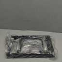 MUDEELA Pots and Pans Organizer Rack for under Cabinet, Expandable 11.81''-22.85'' Pot Lid Kitchen Cabinet Organizer Holder with 10 Adjustable Compartment Cutting Board Organizer for Pan Lid, Bakeware