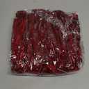 30 Pcs Velvet Ribbon Bows 5" x 4" Pre Tied Christmas Velvet Bows with Twist Tie for Gift Packaging Christmas Tree Wreaths Door Windows Wedding Party Decoration(Burgundy)