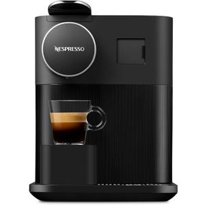 Nespresso Original Gran Lattissima Espresso Machine By De'Longhi, Black Sophisticated Darks One-Touch Machine With Integrated Milk System For Cappuccinos And Lattes. Dishwasher Safe Milk Tank