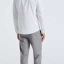 Perry Ellis Mens Modern fit Dress Pants 32/30 Light Grey Solid Stretch 32x30
