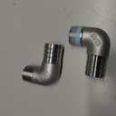 304 Stainless Steel Hose Barb Fitting, 1" Hose Barb to 1" NPT Male 90 Degree Elbow, Air Hose Barb Fitting, For Water, Fuel, Home Brew Pipe Fittings, Pack of 2