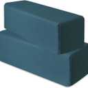 2 Pack Couch Arm Rest Pillow, Leatharie Waterproof Cover, High Density Foam Armrest Cushion, Headboard Cushion Elbow Support for Sofa Bed and Armchair,Sapphire,6x6x20in (5.9x5.9x19.7 In)