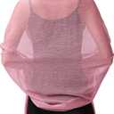 Ladiery Shawl for Women - Shawls and Wraps for Evening Dresses Chiffon Shawl and Formal Wedding Party and Gifts for Women (Pink)