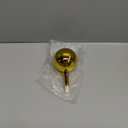 3" Flagpole Ball Topper Ornament, Fits 20/25/30Ft Flagpole and pole light, Weatherproof Finial Flagpole Top Replacement (Gold)
