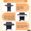 BQMAX 17 Inch Grill Grate for Charbroil Performance 2 Burner 463660421 463655621 463630422 463630021 G426-0005-W1 G426-0004-W1, Cooking Grate for Charbroil Grill Replacement Parts 2 Burner