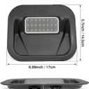 LED Tailgate Step Light Kit Compatible with 2019-2025 GMC Sierra 1500 2500HD 3500HD and Chevy Silverado 1500, Secure Fit Multi-Pro Truck Bed Lamp Assembly, Replacement for 84347814, 2-Pack