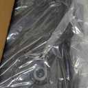 LASFIT Front Floor Mats for Ford Transit Connect 2014-2021 Vinyl Floor with Floor Posts All Weather Protector TPE Car Floor Liner for Transit Vans, 1st Row Only, Black