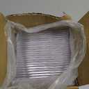 Maxtek Ultra Thin 5.2mm CD DVD Blu-Ray Clear Slim Jewel Case with Built in Frost Clear CD Tray, 25 Pack.