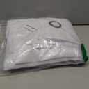 BGment White Blackout Curtains for Bedroom 63 Inch Length 2 Panels Set, Thermal Insulated Bedroom Curtains Soundproof Room Darkening Window Curtain Drapes, Each Grommet Curtains 42 Inch Wide