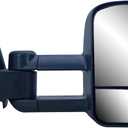 Passenger Right Side Door Towing Mirror Power and Heated with Signal Light on Glass Textured Back Cover For Chevy Silverado Sierra 1500 2500 3500HD from 2003 to 2006