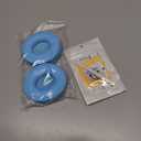 Geekria Replacement Ear Pads Compatible with Beats Solo Pro (A1881) Headphones, Ear Cushions (Light Blue)