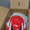 Youth Dirt Bike Helmet DOT Certified - Full Face Motorcycle Helmet for Off-Road, ATV, Street Riding, Includes Adjustable Goggles & Protective Gloves (Medium, RED)