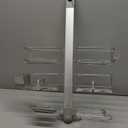 simplehuman Adjustable and Extendable Shower Caddy XL, Stainless Steel and Anodized Aluminum