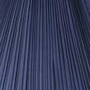 Aspen Creative 33170, Mushroom Pleated Traditional Dark Blue Spider Lamp Shade, 6-1/2" Top x 15" Bottom x 11" Slant