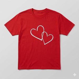 Valentines Day Shirts for Women Cute Love Heart Shirts Tee Tops Short Sleeve Tshirt Valentines Gifts for Her, Size 2XL