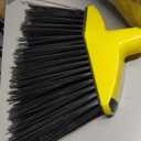 WILLBOND 20 Pcs Heavy Duty Broom Outdoor Indoor Commercial Angle Brooms Bulk for Courtyard Garage Lobby Mall Market Floor Home Kitchen Room Office Pet Hair Rubbish 54 Inch(Red, Yellow)
