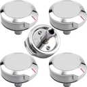 W11084158 W10884728 Range Knobs Compatible with Whirlpool. (OEM) W11084158 Knobs Replace W10884728 for KCES556HBL KCES556HSS KCES550HBL KCES550HSS KCED606GBL KCED606GSS KCED600GBL KCED600GSS -5p