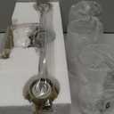 3-Light Bathroom Vanity Light, Modern Brushed Gold Wall Lights with Clear Glass Shades, Bathroom Wall Sconce Lamp for Mirror Living Room Bedroom Hallway