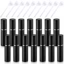 Boao 14 Pcs 5 ml Perfume Travel Refillable Atomizer Black Mini Fragrance Sample Cologne Dispenser Glass Lined Portable with Refill Pump Perfume Spray Bottle for Women Men Outgoing Traveling