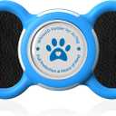 2 x Airtag Dog Collar Holder, Durable & Lightweight Airtag Case, Slide-on Waterproof Protective Air Tag Holder for Dog Collar - for Dogs and Cats (Blue, Large)