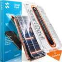 SMARTDEVIL 2 Pack Screen Protector for iPhone 17 Pro Max, 9H Hardness Military Grade Shatterproof HD Clear Tempered Glass, Easy to Install, Auto Bubble-Free and Dust-Free Box, Case Friendly