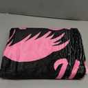 Moose Blanket Soft Cozy Pink Deer Animals Throw Blanket Super Fuzzy Fluffy Warm Just a Girl Who Loves Moose Lightweight Fleece Flannel Gifts Blankets for Kids Adults 50"X40"