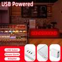 Concessions Neon Sign Baseball Neon Lights for Birthday Party USB Powered Concession Stand LED Sign for Cinema Snack Stand Supermarket baseball Party Decorations for Wall