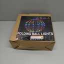 FANCILLUMA 3 Pack Smart LED Christmas Ball Lights, 12 Inch 108 LED Foldable Color Changing Sphere Lights with App & Remote Control, Waterproof Hanging Light Balls Outdoor for Holiday Patio Tree Decor