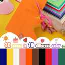 2 x 30 Sheets Colored Poster Board  11 x 14 Inches, 10 Bright Assorted Colors for Classroom Projects, Arts and Crafts, Presentations, and Displays