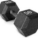 CAP Barbell Cast Iron Hex Dumbbell | 50lb 