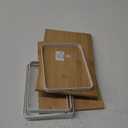 SONGMICS Cabinet Organizer Shelf, Set of 2 Kitchen Counter Shelves, Kitchen Storage, Spice Rack, Stackable, Expandable, Metal and Engineered Wood, Cloud White and Natural Beige UKCS02NW (11.7"W)