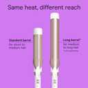Conair Curling Iron, Double Ceramic, 1 1/ 2" Barrel, White/ Rose Gold