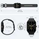 Fitpolo Smart Watches for Men Android & iPhone, Alexa Built-in [1.8" HD Screen] IP68 Waterproof Fitness Watch with Bluetooth Call (Answer/Make), Heart Rate/Sleep/SpO2 Monitor, 105+ Sports Tracker