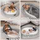 Human Dog Bed 74x50,Memory Foam Waterproof Liner Lounger,Brown Grid
Oversized memory foam bed for people & pets, waterproof washable cover, non-slip.