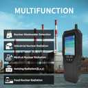 Geiger Counter,Portable Nuclear Radiation Detector with LCD Display and Smart Alarm,Hand-held Geiger Meter Beta,Gamma,X-ray,5 Types of Dosimeter,Rechargeable