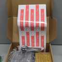 HEYYUMI 10oz Aluminum Foil Brownie Pans with Lids and Spoons, 40 Pack Square 4”X4” Disposable Ramekins Muffin Tins,Mini Cake Pans Baking Cups,Individual Cupcake Containers Dessert Cups  Black Gold