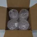 US Acrylic Classic Clear Plastic Reusable Drinking Glasses (Set of 8) 12oz Rocks & 16oz Water Cups | BPA-Free Tumblers, Made in USA | Top-Rack Dishwasher Safe