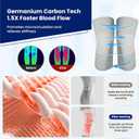 Bamboo Knee Sleeve for Knee Pain - One Pair Compression Bamboo Knee Sleeves for Women Knee Pain Knee Sleeves Plus Size (Gray, Medium)
