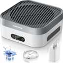 Air Purifier for Home  True HEPA Filter for Pets, Smoke & Allergies | 600 Sq Ft Coverage | Ultra-Quiet & Portable for Bedroom/Travel (1 Pack, Grey White)