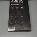 ZUETK Weighted Vest, 8lb Weight Vest with Reflective Stripe, Weighted Vest for Men Women Workout Equipment for Strength Training, Running, Jogging, Fitness, Weight Loss (Blue with Bag, No Mesh Pocket)