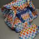 Sports Gym Bag for Men Women, Large Travel Duffle Bag with Shoe Compartment and Wet Pocket, Lightweight Weekender Overnight Bag Fitness Workout Bags for Sports, Gym, Travel, Blue