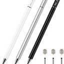 ELZO Stylus Pens for Touch Screen, 2 in 1 Universal Stylus, High Sensitivity Surface Pen with Extra 6 Tips, for All Tablet Touch Screens iPhone iPad Pro Android Tablets Chromebook