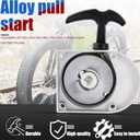 Alloy Pull Start Starter Starters Assembly 49cc 50cc 60cc 66cc 70cc 80cc 2-stroke 2 Cycle Engine Motorized Bicycle Bike