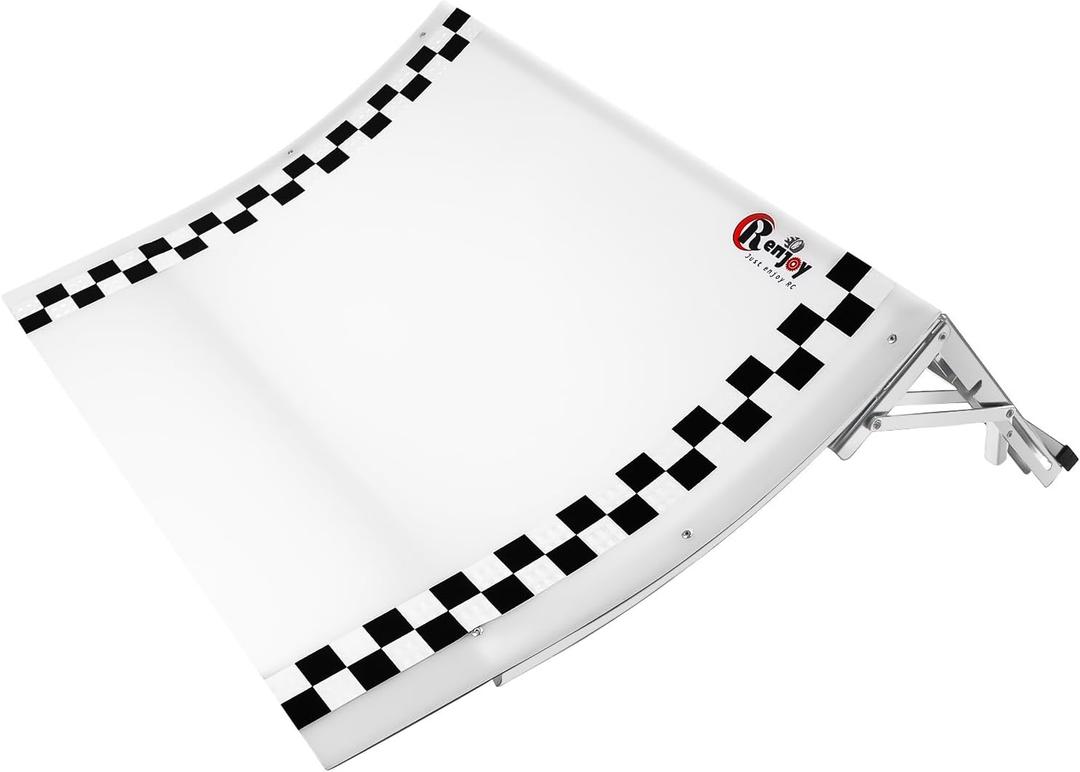 RC Car Jump Ramp Takeoff Board RC Stunt Playset for 1/8 1/10 1/12 1/14 1/16 1/18 1/24 Remote Control Car, 65 * 50 * 24cm