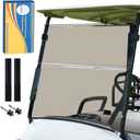 Golf Cart 3/16"(5MM) Thick Windshield Replacement for Yamaha Drive2 (2017-Up) Tinted Folding Acrylic Foldable