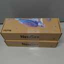 2 x NewSea Detangling Brush  Anti-Static, Flexible Bristles for Wet & Dry Hair, Eco-Friendly, Purple, for Straight & Wavy Hair