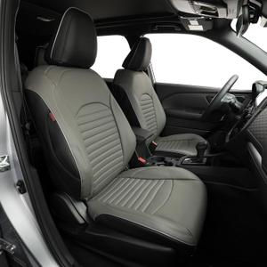 EKR Car Seat Covers for Subaru Forester &Hybrid 2025(NO Base),Full Set
Custom Fit for Subaru Forester &Hybrid 2025 (Not for Base)Glove-Like Fit,Airbag Compatible,Faux Leather(Black/Gray)
